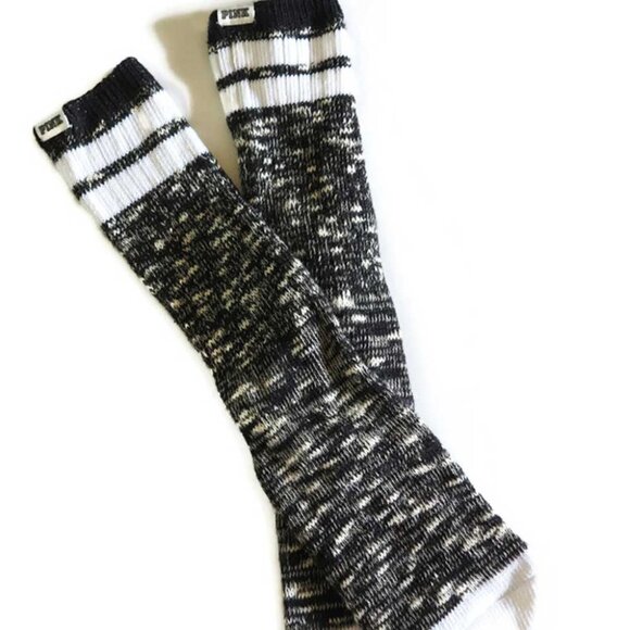 Victoria's Secret PINK Crew Loose  Socks NWOT Rare Find One Size - Picture 2 of 6